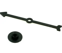 Tout Pour le Jeu Flèche 100 mm noire (10 cm) pour créer un jeu avec une roue