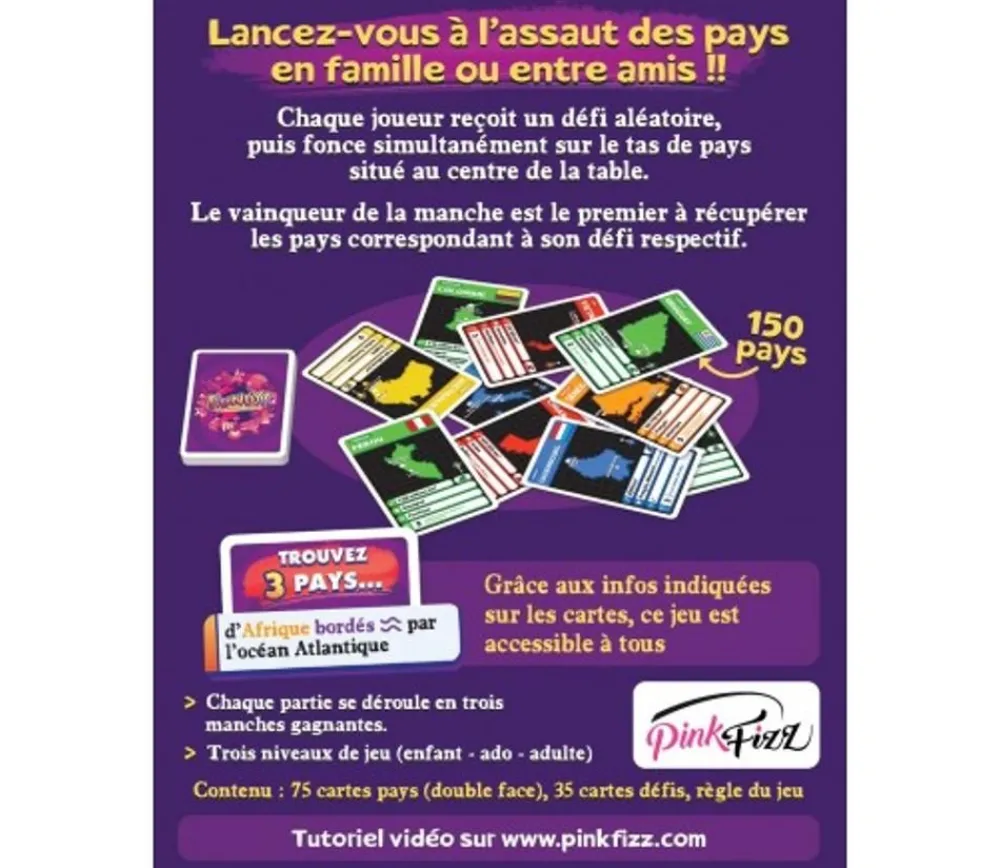 Tout Pour le Jeu Fundy ! Jeu sur Les Pays du Monde
