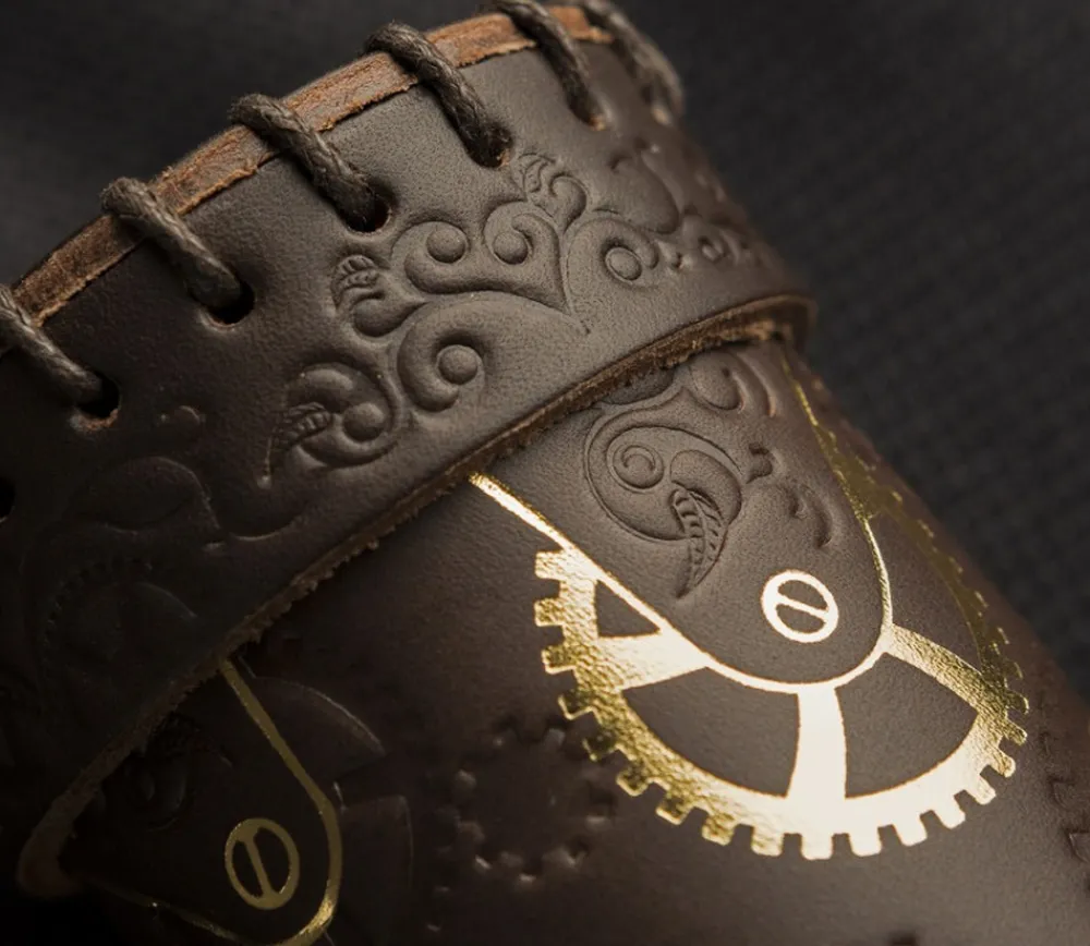Tout Pour le Jeu Gobelet lancer dés en cuir Steampunk