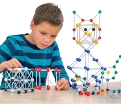 Tout Pour le Jeu Géométrie espace 360 pièces - jeu assemblage boules et de tiges à emboîter