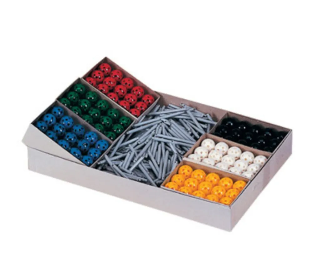 Tout Pour le Jeu Géométrie espace 360 pièces - jeu assemblage boules et de tiges à emboîter