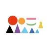 Tout Pour le Jeu Grammaire 2 Montessori 50 symboles magnétiques (10 formes)