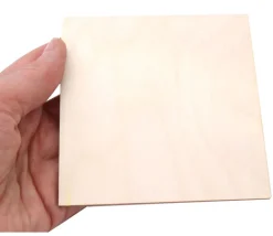 Tout Pour le Jeu Grand carré en bois 10 x 10 cm CP brut