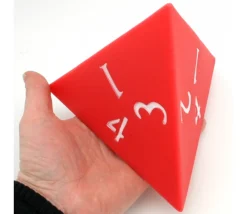 Tout Pour le Jeu Grand dé 4 faces géant 10 cm - 1 à 4
