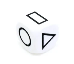 Tout Pour le Jeu Grand dé à jouer formes géométriques noir