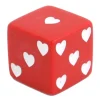 Tout Pour le Jeu Grand Dé coeur rouge 25 mm