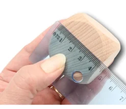 Tout Pour le Jeu Grand dé vierge 42 mm en bois naturel neutre 4.2 cm