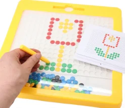 Tout Pour le Jeu Grand jeu magnétique multicolore avec crayon et modèles