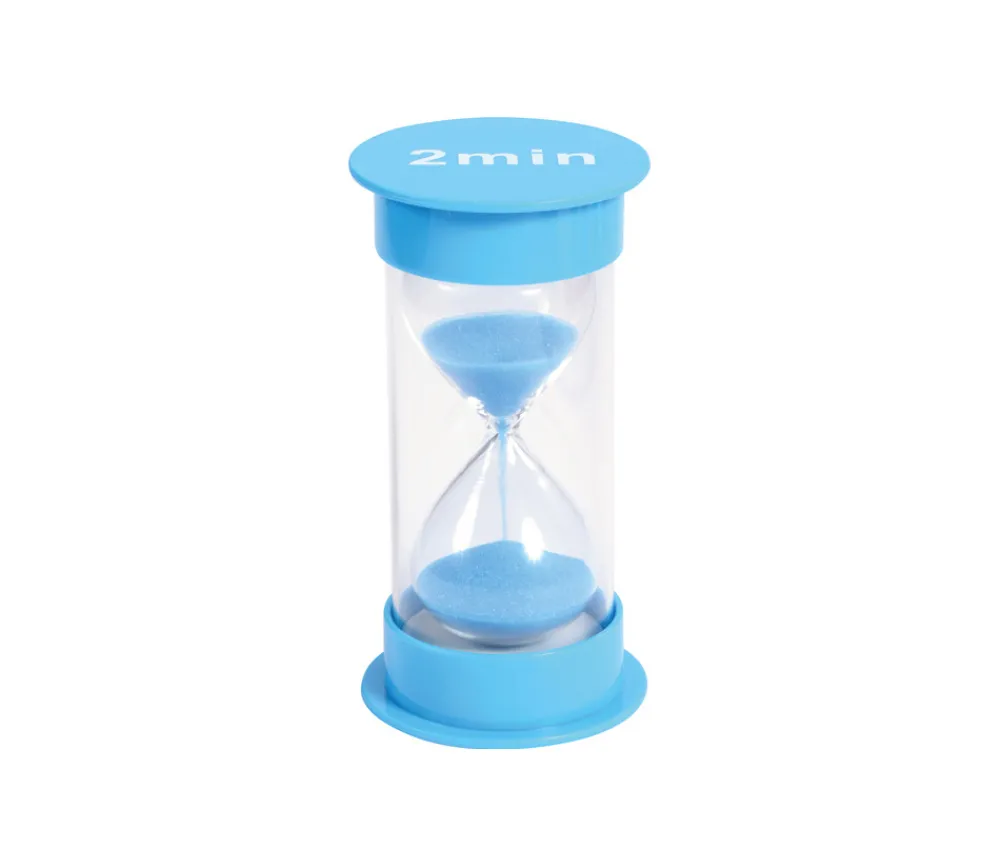 Tout Pour le Jeu Grand sablier 2 minutes - BLEU - 12 cm de haut super lisible GM