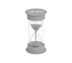 Tout Pour le Jeu Grand sablier géant 15 minutes - GRIS - 12 cm GM