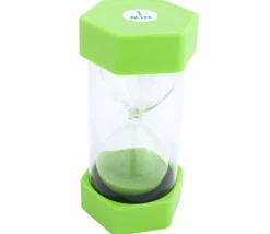 Tout Pour le Jeu Grand sablier super lisible 1 minute - VERT - 16 cm MAXI