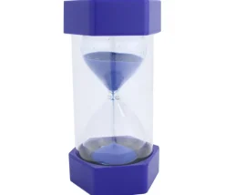 Tout Pour le Jeu Grand sablier super lisible 5 minutes - BLEU - 16 cm MAXI