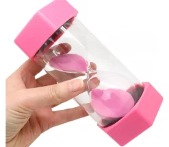Tout Pour le Jeu Grand sablier super lisible 2 minutes - ROSE - 16 cm MAXI