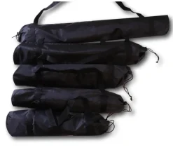 Tout Pour le Jeu Grand sac rangement long de 46 à 65 cm - Pochette noire avec anse de transport
