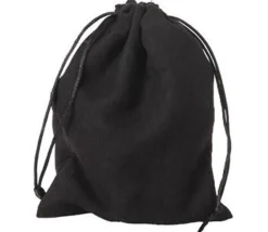 Tout Pour le Jeu GRAND Sac velours NOIR taille M 200 x 150 mm
