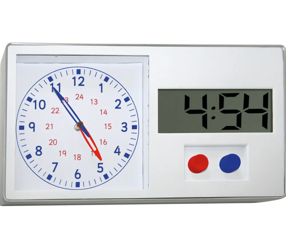 Tout Pour le Jeu Horloge éducative : heure analogique et digitale