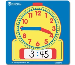 Tout Pour le Jeu Horloge effaçable apprentissage heure affichage cadran et digital