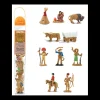 Tout Pour le Jeu Indiens et cow-boys : 11 figurines de jeu