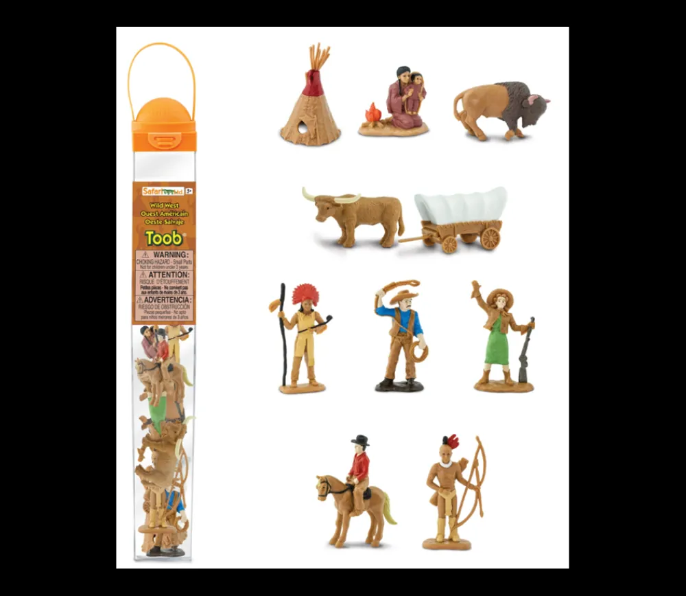 Tout Pour le Jeu Indiens et cow-boys : 11 figurines de jeu