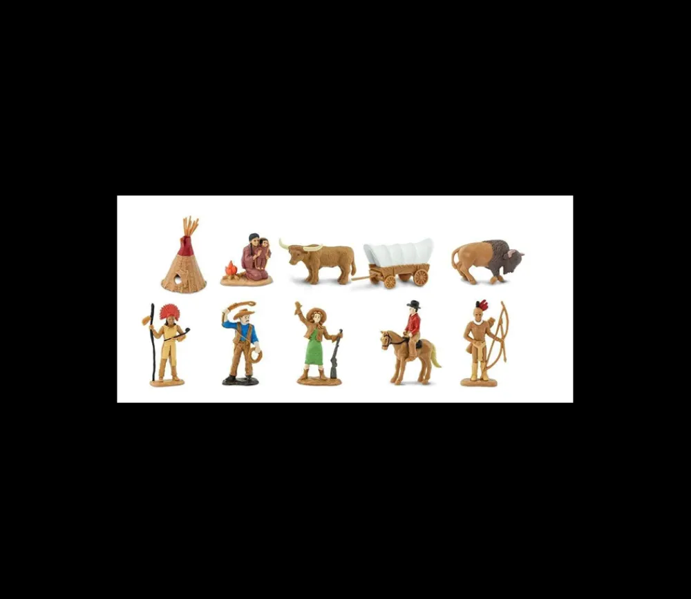 Tout Pour le Jeu Indiens et cow-boys : 11 figurines de jeu