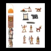 Tout Pour le Jeu Indiens Powhatans : 12 figurines de jeu