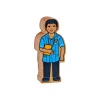 Tout Pour le Jeu Infirmier en bois 100 x 45 x 25 mm personnage jeu
