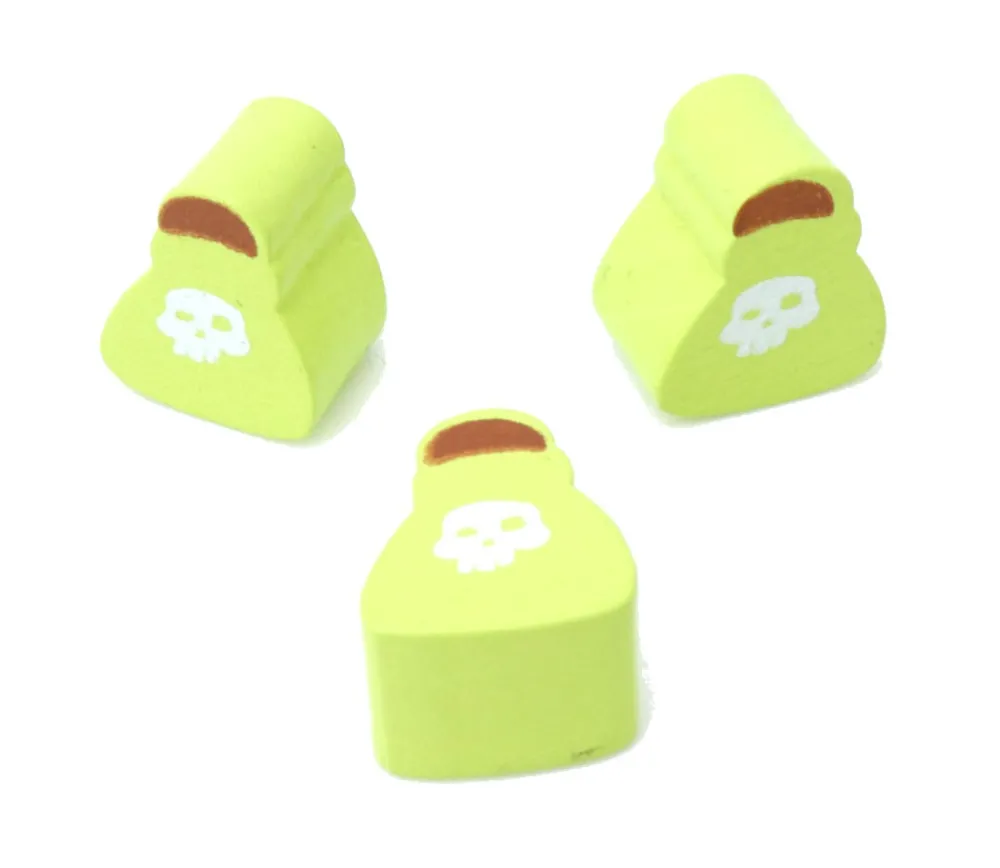 Tout Pour le Jeu Jeton de jeu fiole poison en bois - 16 x 13 x 10 mm
