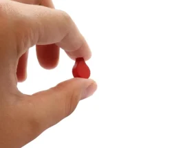 Tout Pour le Jeu Jeton goutte rouge 14 x 10 x 4 mm