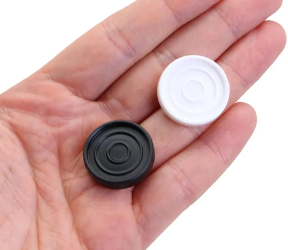 Tout Pour le Jeu Jeton jeu noir ou blanc plastique Ø 2.3 cm modèle B à l'unité