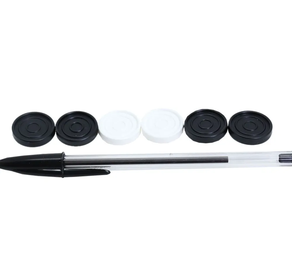 Tout Pour le Jeu Jeton jeu noir ou blanc plastique Ø 2.3 cm modèle B à l'unité