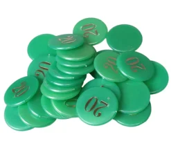 Tout Pour le Jeu Jeton numéroté nacré 32 mm numéro 20