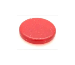 Tout Pour le Jeu Jeton pailleté épais 25 x 5 mm galet rouge