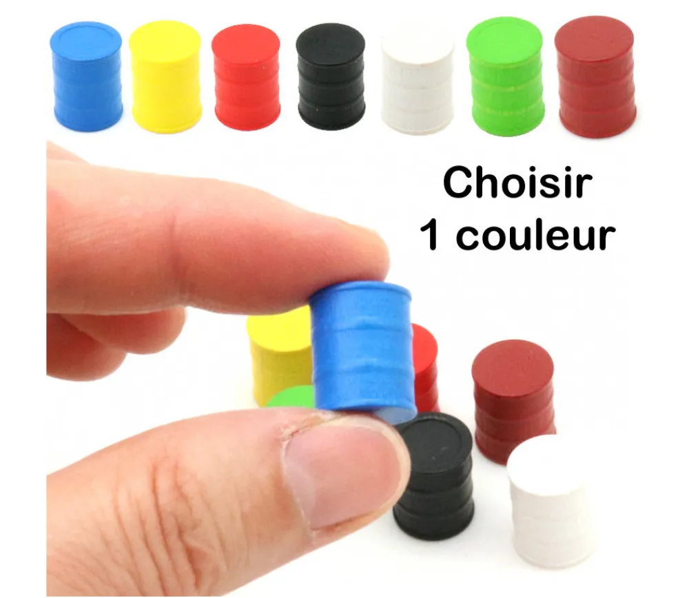 Tout Pour le Jeu Jeton petit Tonneau 12 x 15 mm baril en bois