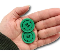 Tout Pour le Jeu Jeton rond numéroté en plastique 2.9 cm