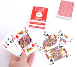 Tout Pour le Jeu Jeu 54 cartes à jouer poker rouge classic piatnik