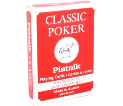 Tout Pour le Jeu Jeu 54 cartes à jouer poker rouge classic piatnik