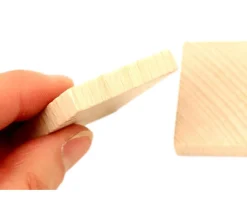 Tout Pour le Jeu Jeu 24 tuiles mémo en bois vierge à personnaliser 40x40x7 mm