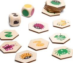 Tout Pour le Jeu Jeu bois Les insectes - Mémo géant et recherche active