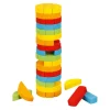 Tout Pour le Jeu Jeu bois Tour ronde chancelante multicolore - 17 cm