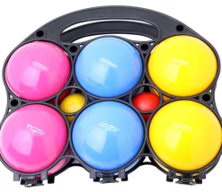 Tout Pour le Jeu Jeu boules en bois pétanque (6 boules + 2 cochonnets) France