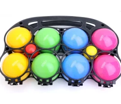 Tout Pour le Jeu Jeu boules en bois pétanque (8 boules + 2 cochonnets) France