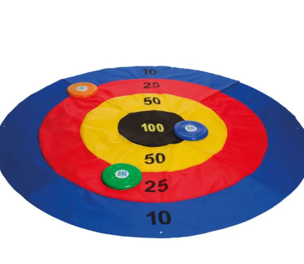 Enfant Tout Pour le Jeu Jeu cible géante 2 mètres avec 3 frisbees