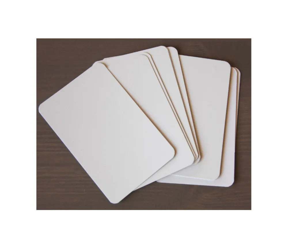 Tout Pour le Jeu Jeu de 54 cartes blanches à personnaliser dans boite taille standard 59 x 91 mm