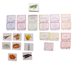 Tout Pour le Jeu Jeu de 104 cartes photos aliments - découverte, tri, groupe