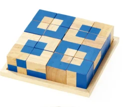 Tout Pour le Jeu Jeu de 16 cubes bicolores sur plateau