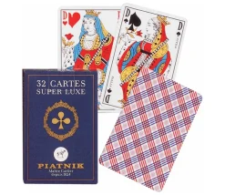 Tout Pour le Jeu Jeu de cartes Belote 32 cartes Piatnik dos écossais