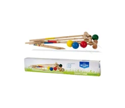 Tout Pour le Jeu Jeu de croquet adulte/enfant 77 cm en bois 4 joueurs