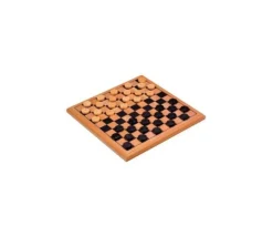 Tout Pour le Jeu Jeu de dames en bois complet plateau + 40 pions
