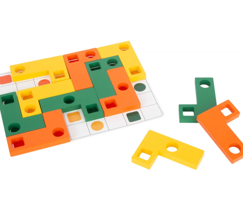 Tout Pour le Jeu Jeu de logique en bois formes L du tetris