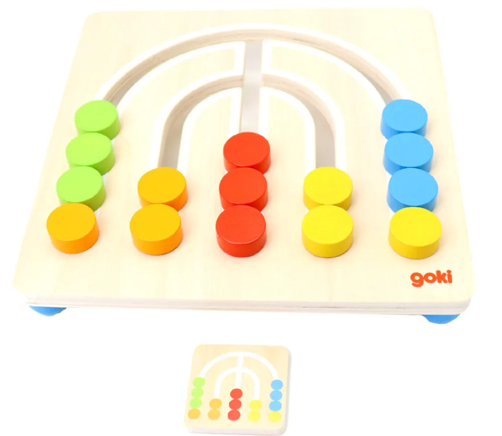 Enfant Tout Pour le Jeu Jeu de logique enfant Arc-en-ciel bois